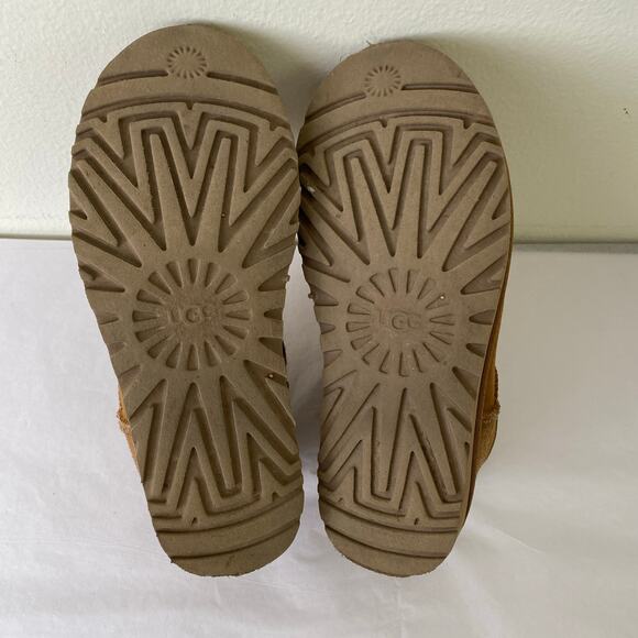 UGG Classic Ultra Mini Chestnut Boots Size 7 - Picture 11 of 14